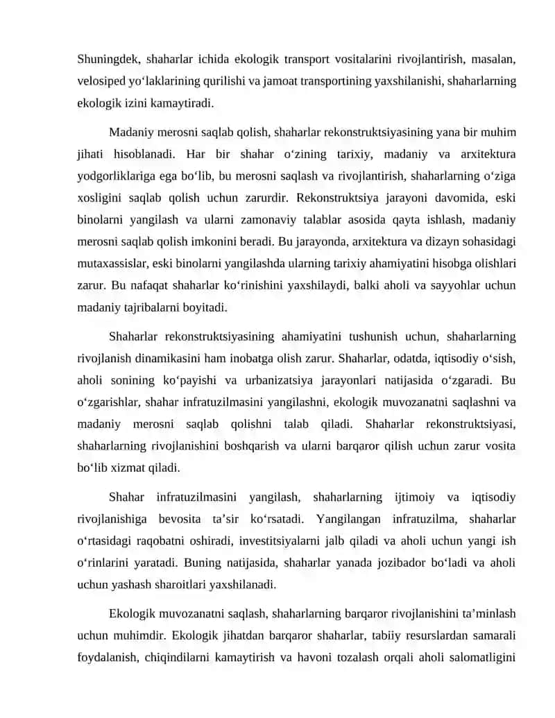 Shaharlar rekonstruktsiyasi 3