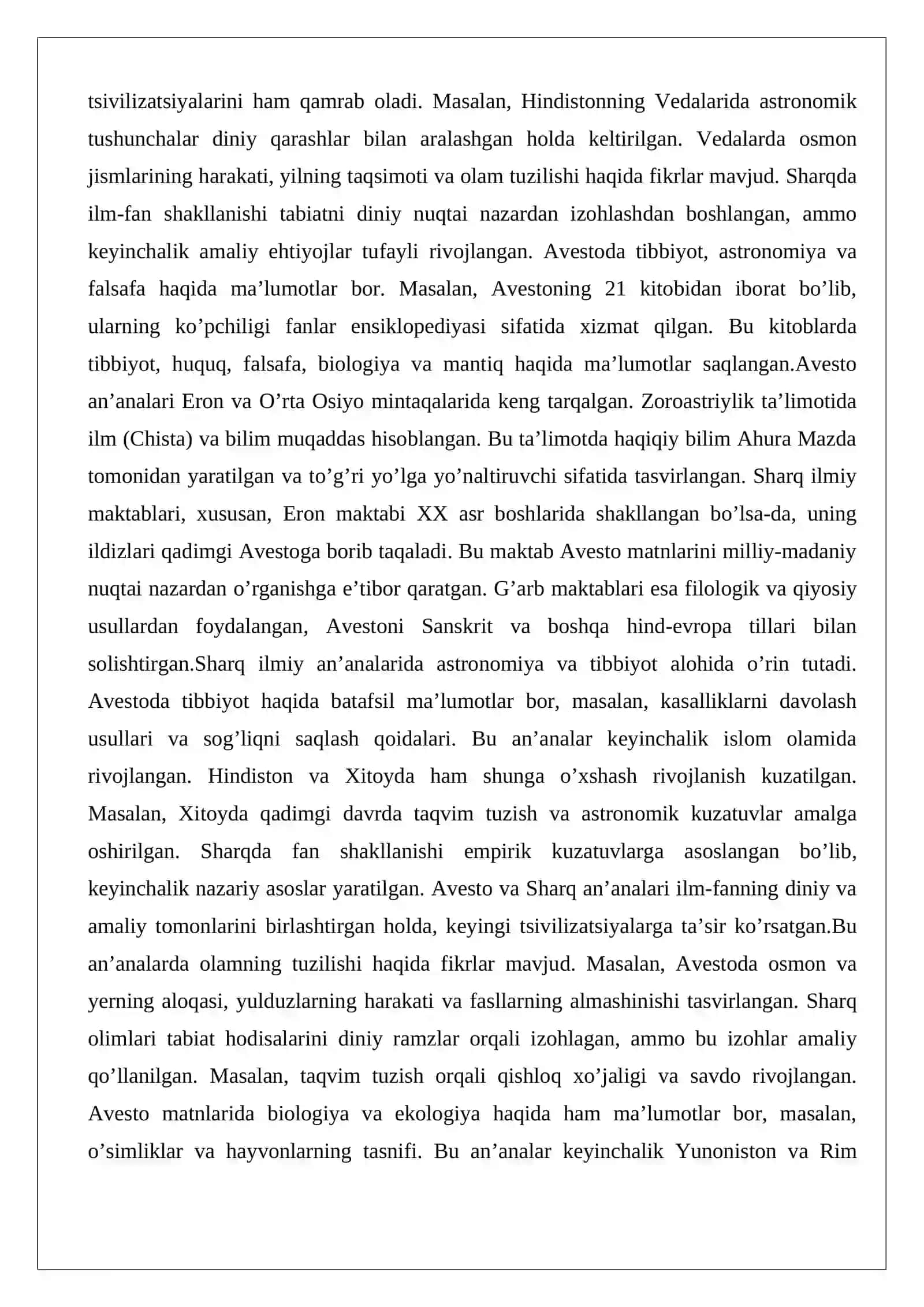 Fan taraqqiyotining tarixiy bosqichlari 3