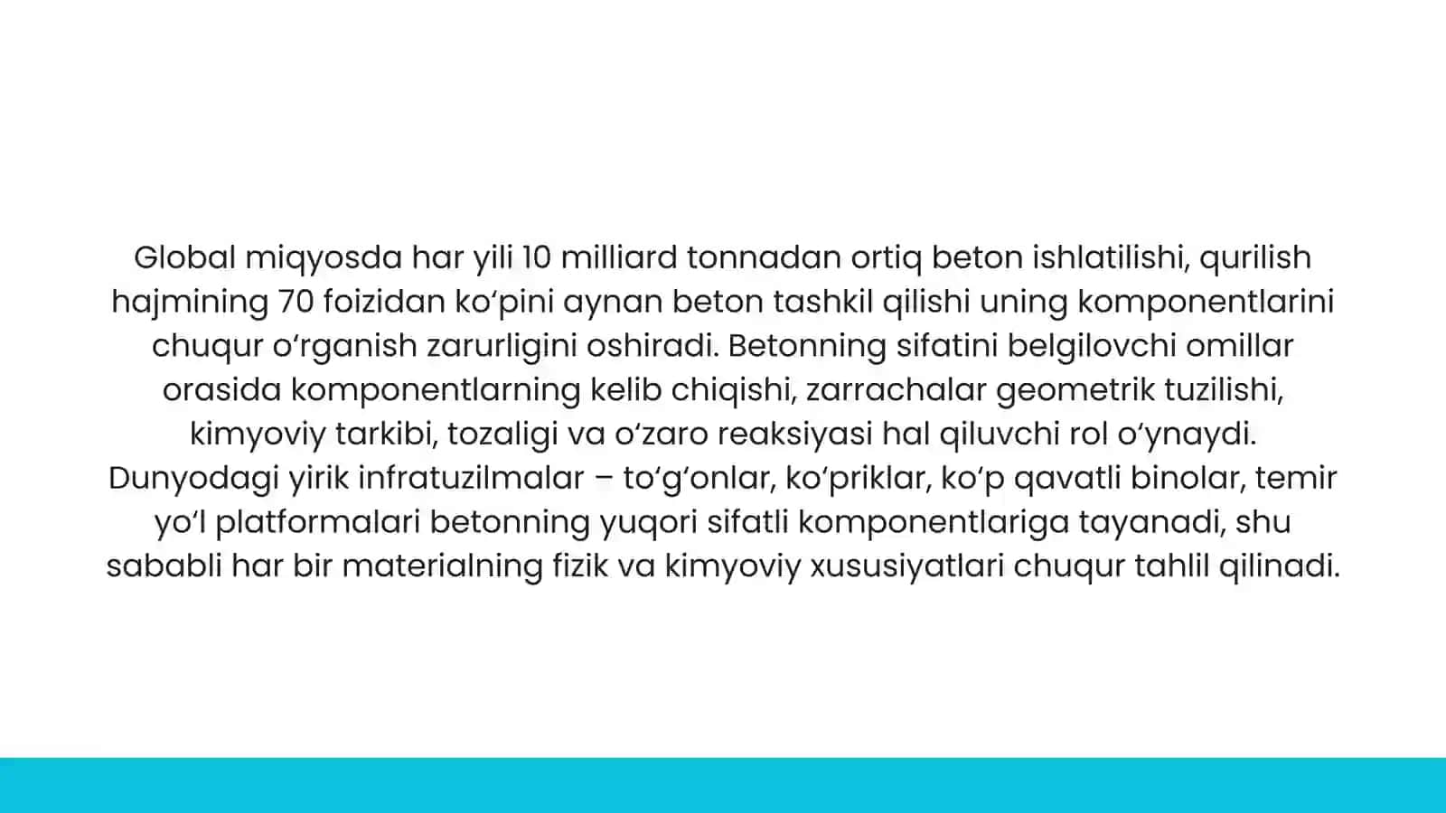 BETON KOMPONENTLAR MATERIALLARI NIMATOVA NOZIMA 3