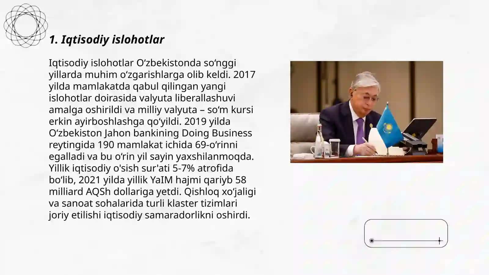 Iqtisodiy islohotlar 3