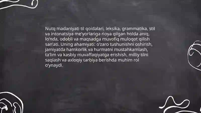 Nutq madaniyati va tilning tasviriy vositalari 3
