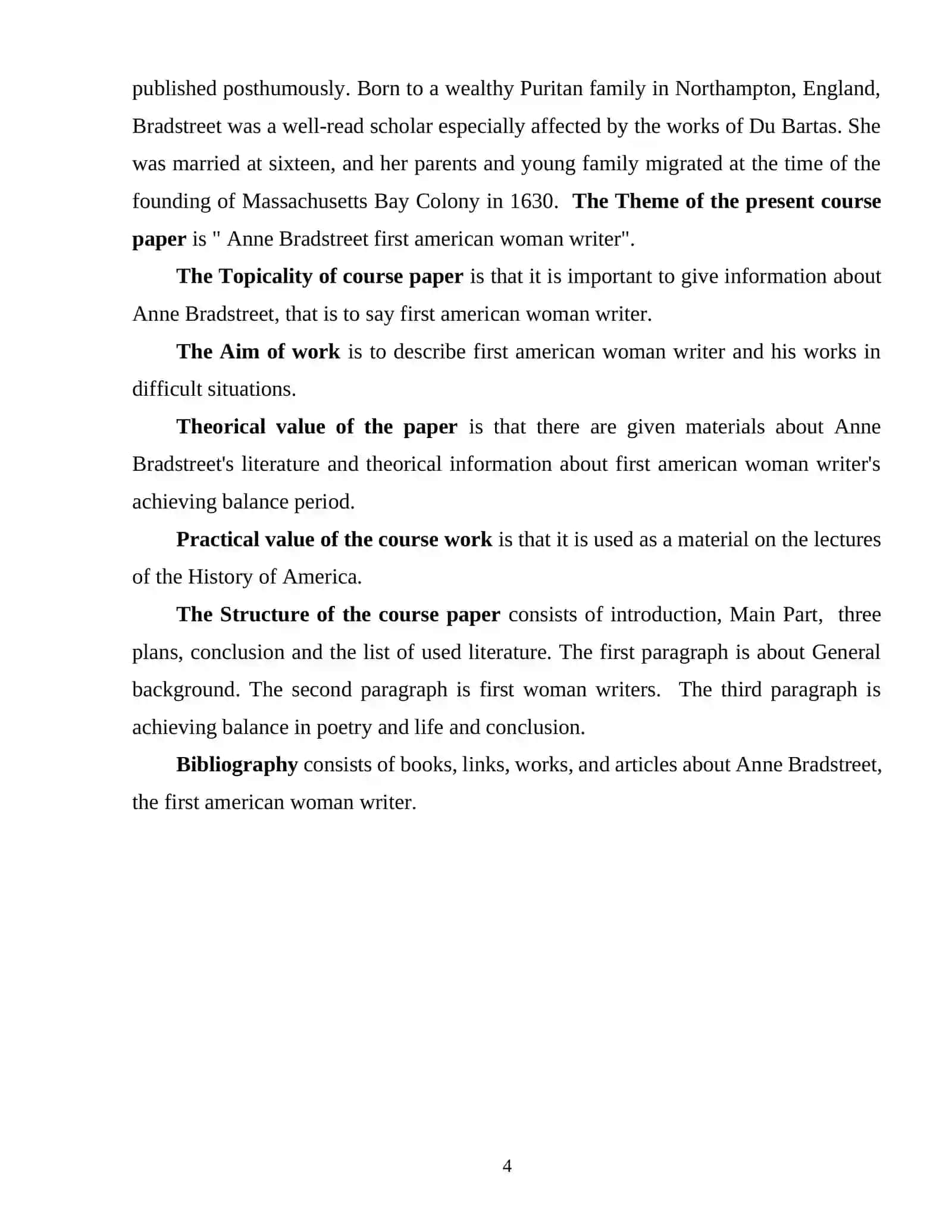 Anne Bradstreet biography 3