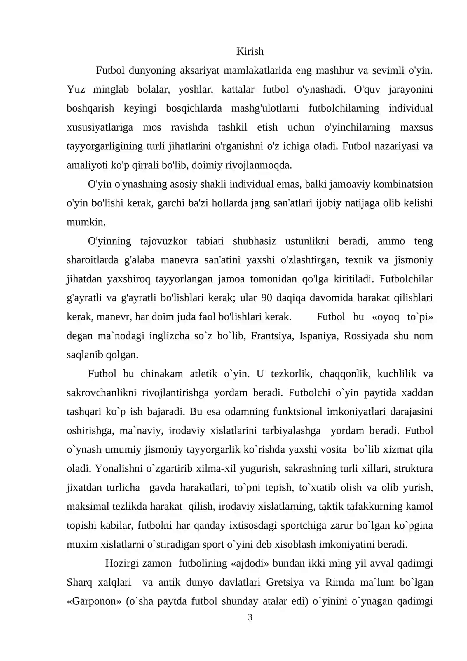Futbol o`yinini qoidalari 3