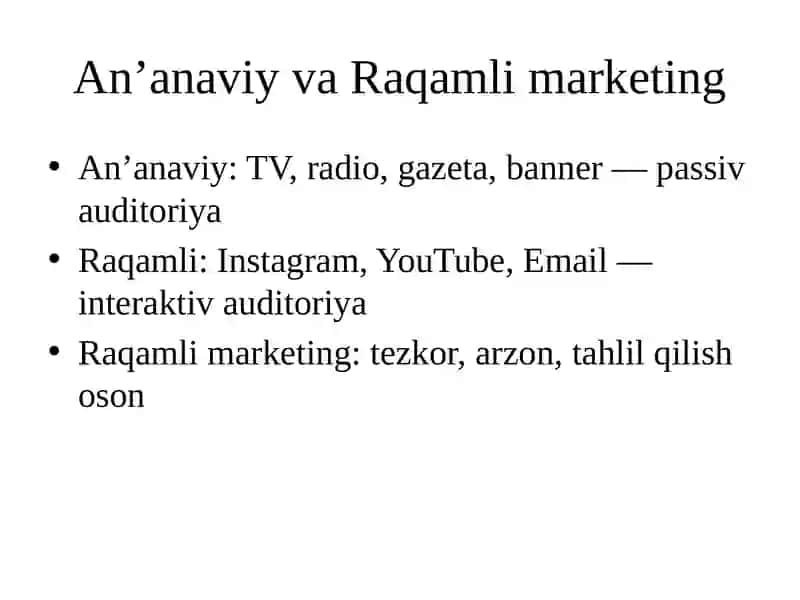 Marketing va SMM 3