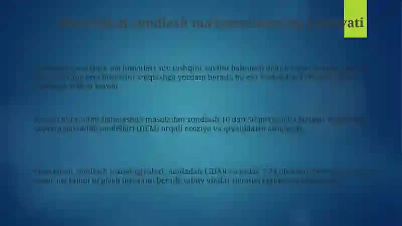 Masofadan zondlash ma'lumotlari 3
