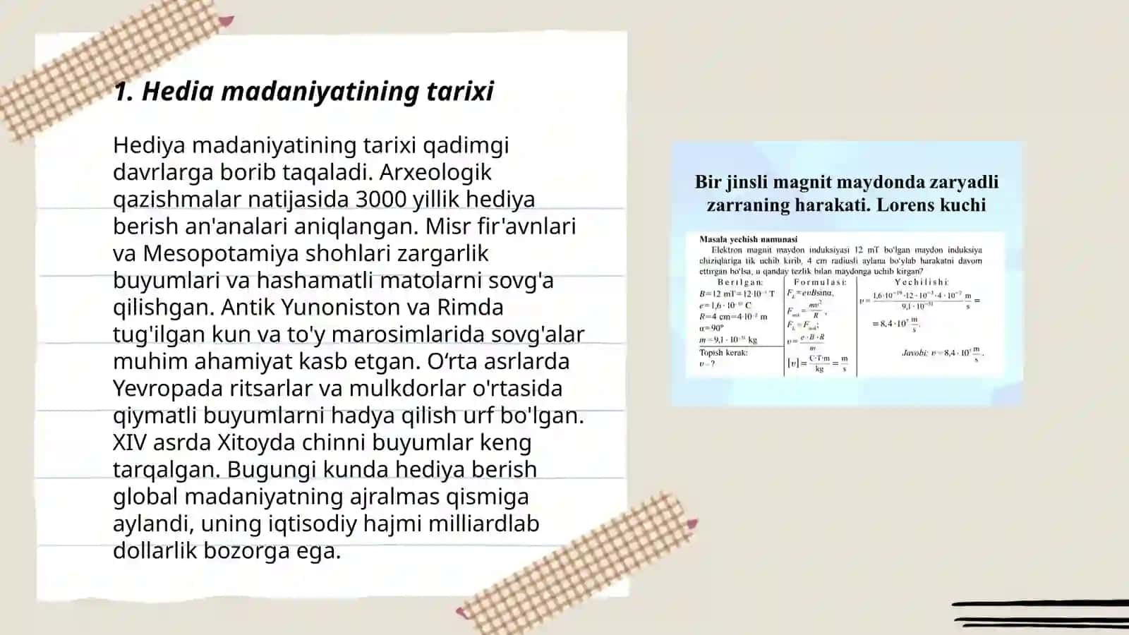 Hediya madaniyatining tarixi 3