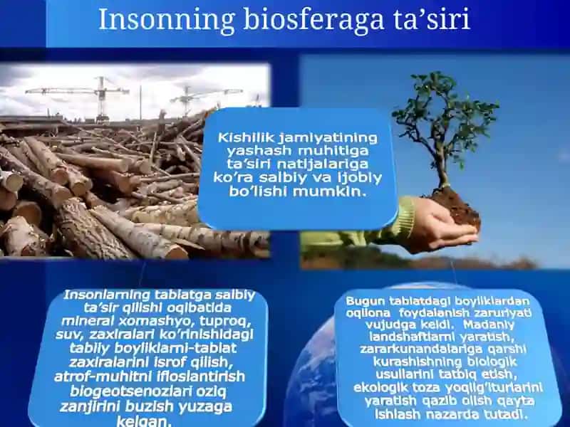 Inson biosfera omili sifatida 3