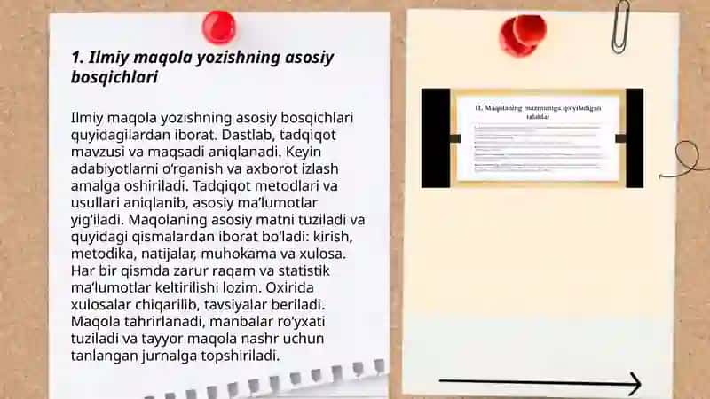 Ilmiy maqola yozishning asosiy bosqichlari 3