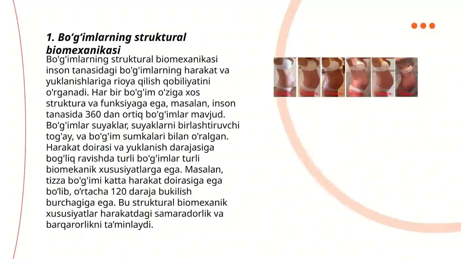 Boʻg'imlarning biomexanikasi. Birlashmalarning rentgenanatomiyasi 3