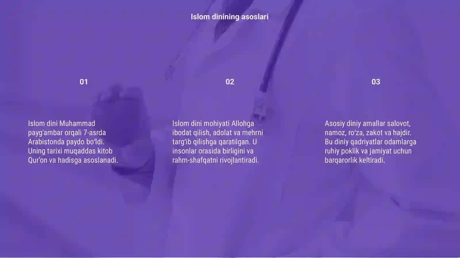 Islom dinining tarixi va mohiyati 3