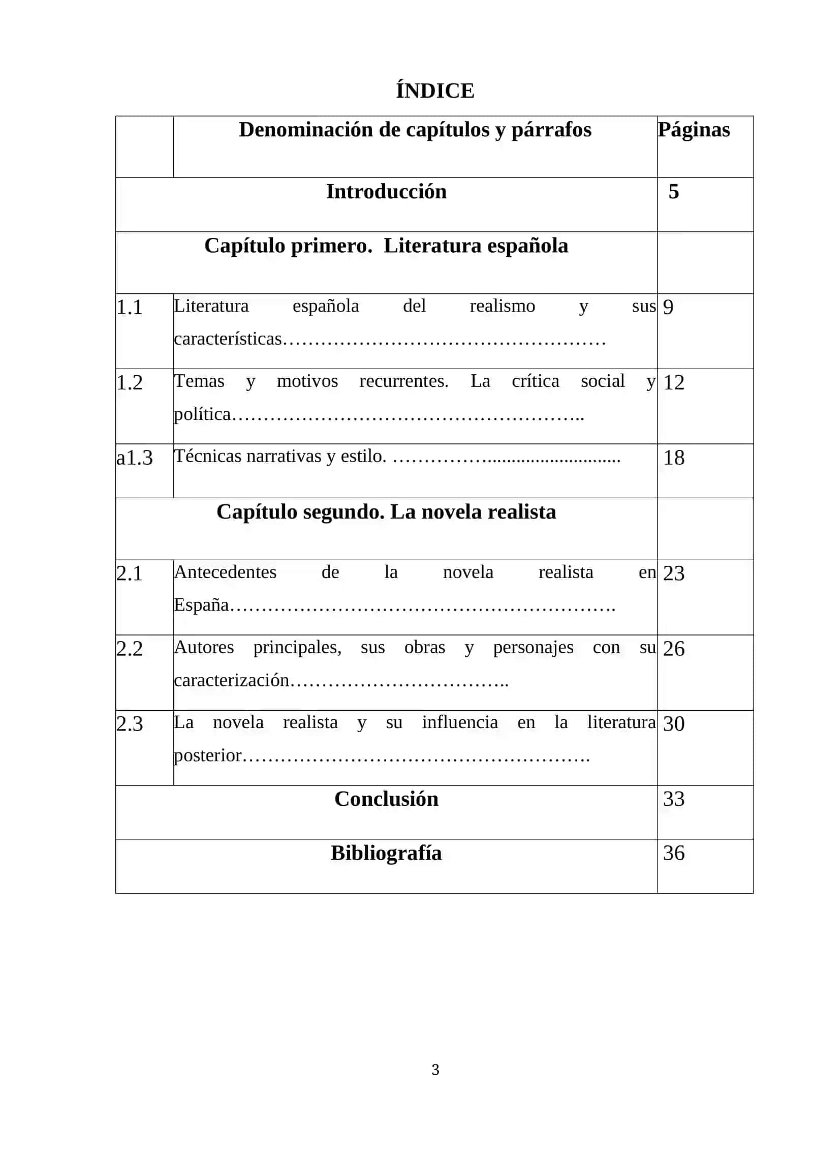 LA NOVELA REALISTA EN LA LITERATURA ESPAÑOLA 3