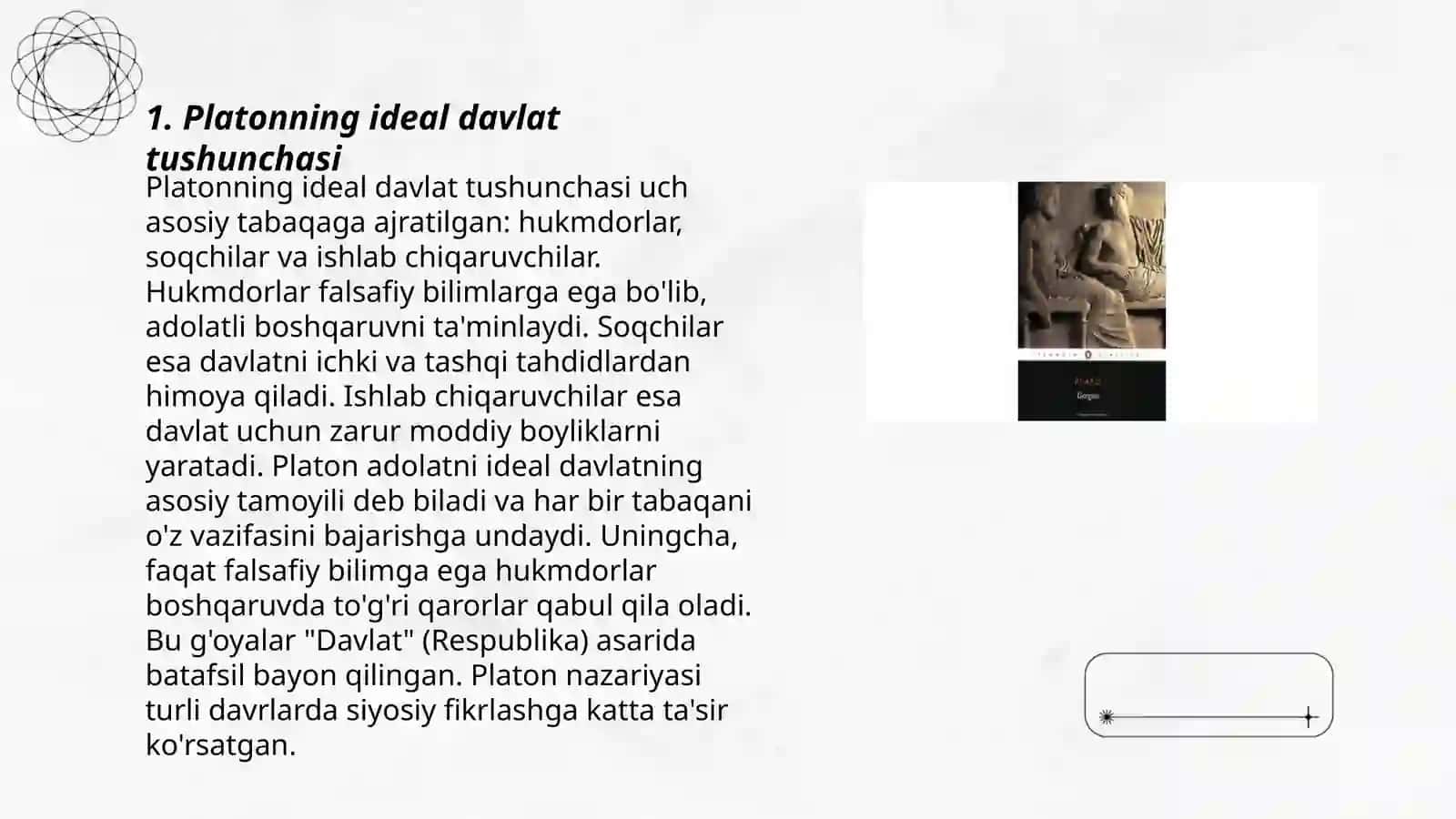 Platonning iqtisodiy g'oyalari 3