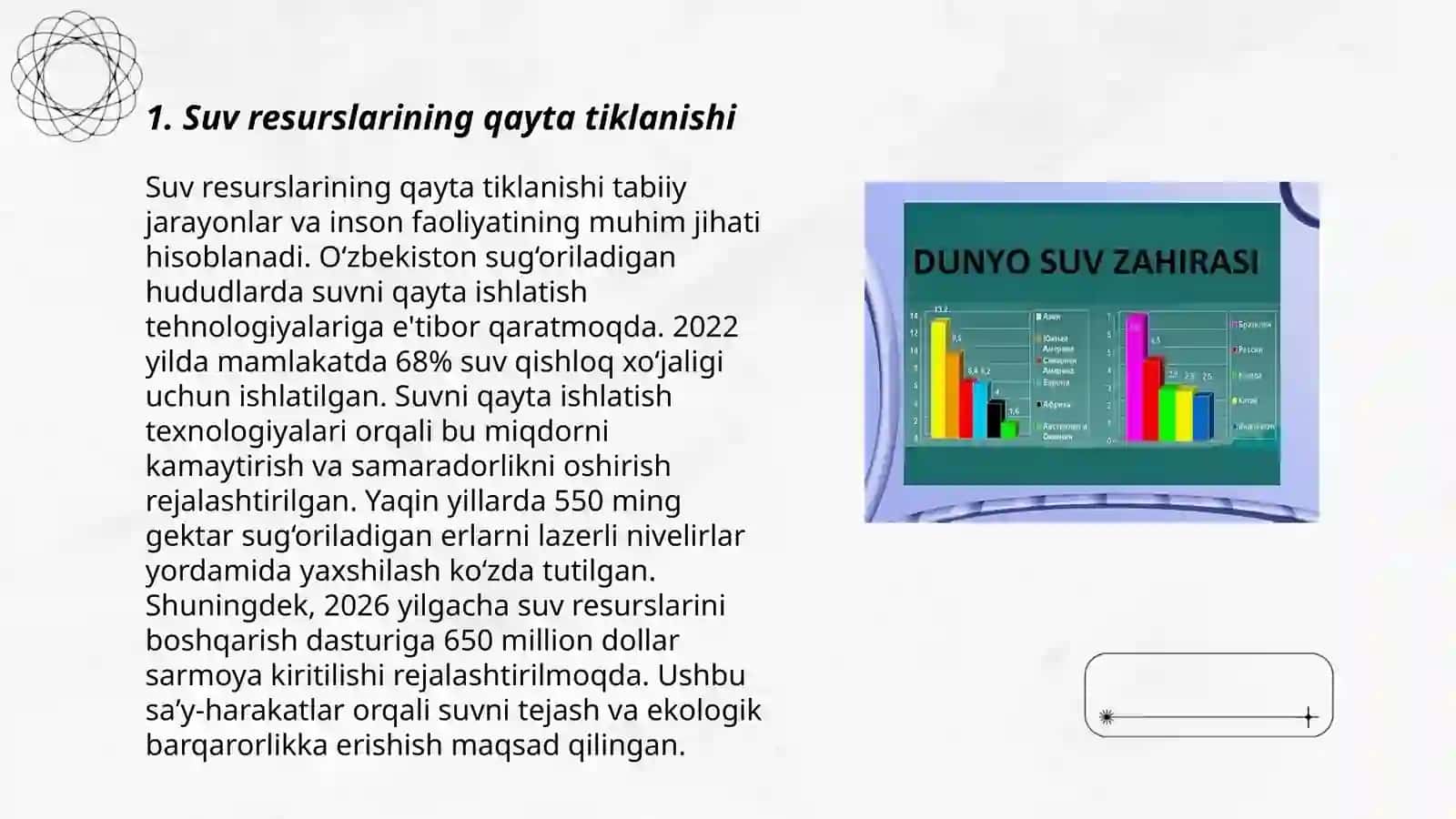 Suv resurslari va ulardan foydalanish 3