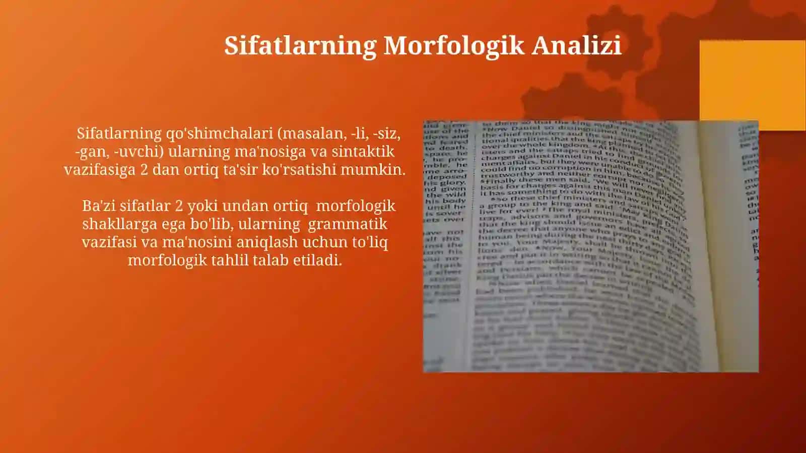 Badiiy matnning morfologik xususiyatlari 3