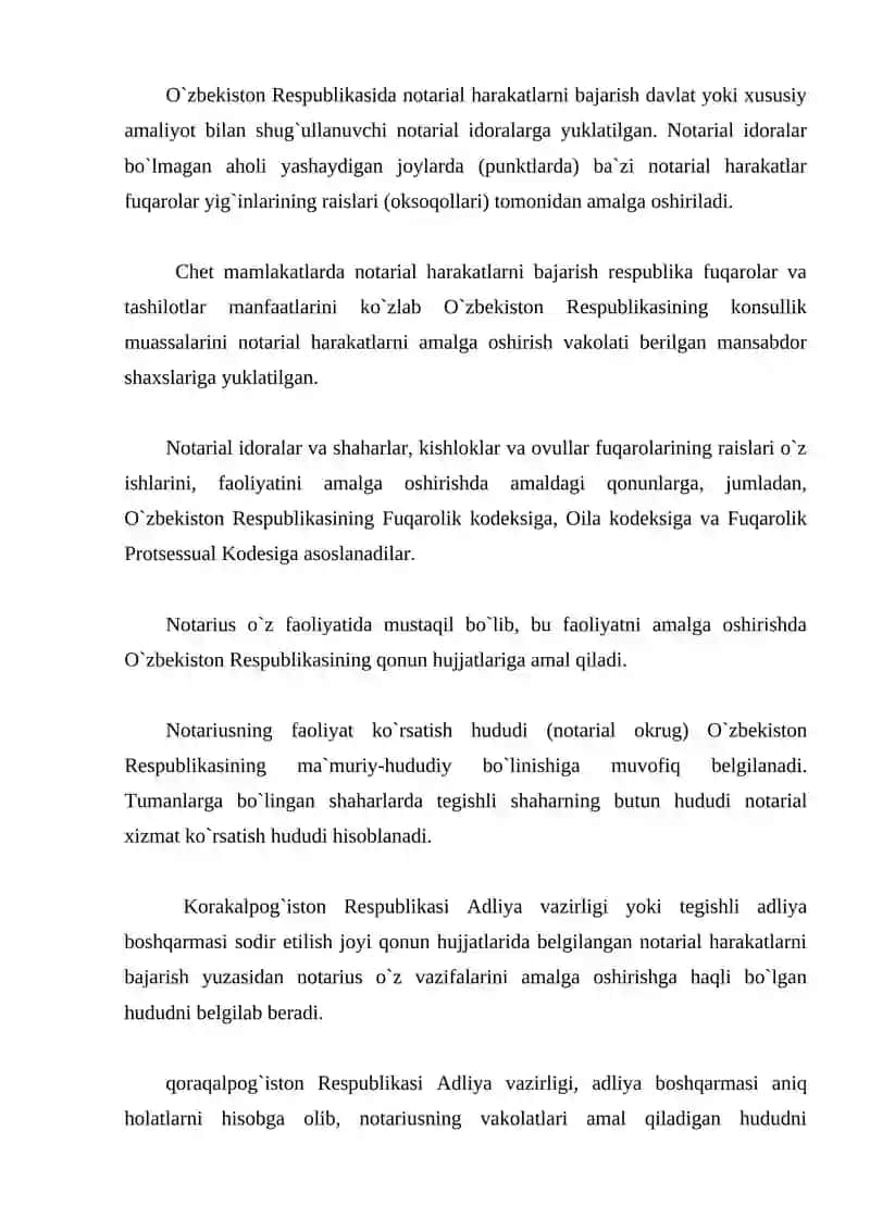 Notariat Harakatlari 3