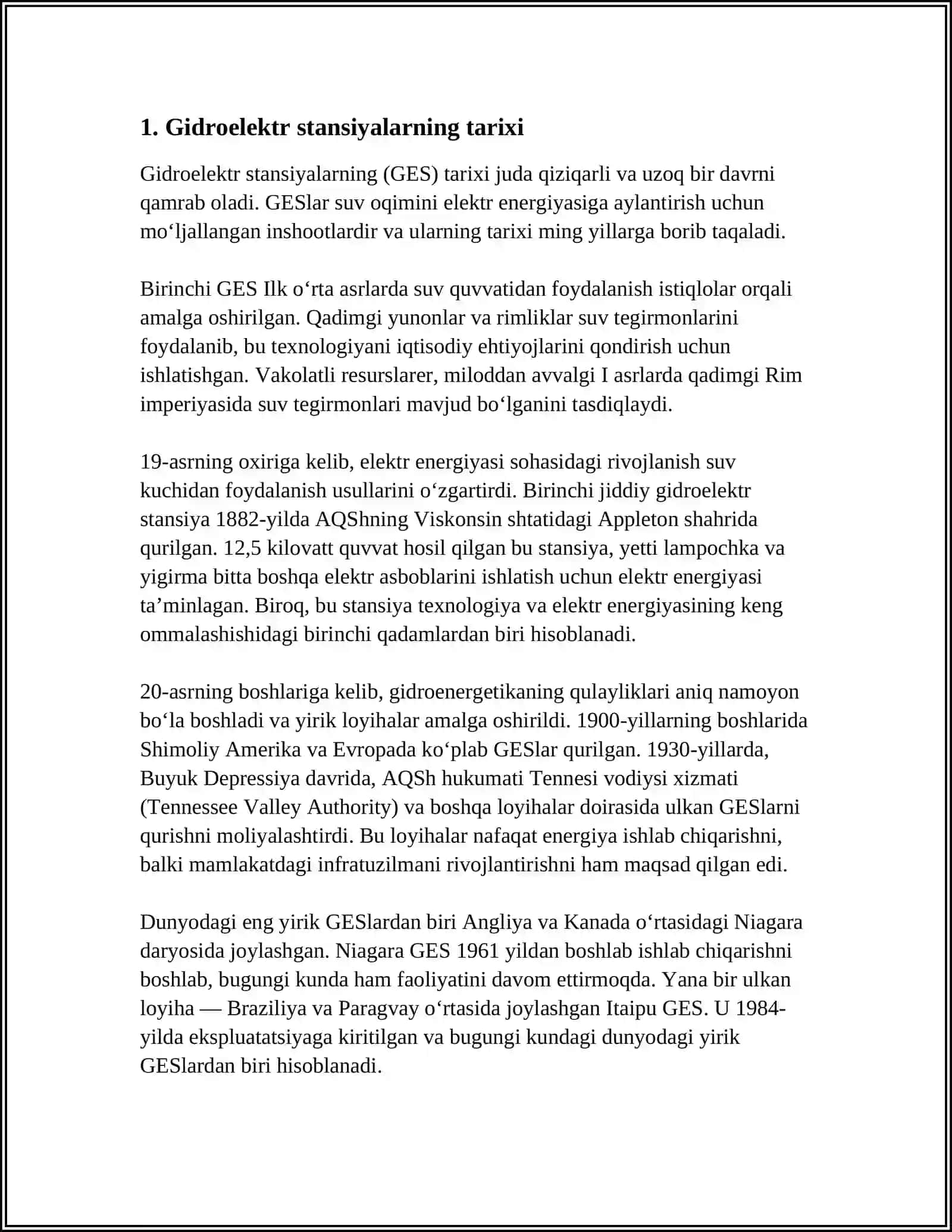 GIDROELEKTROSTANSIYALAR 3
