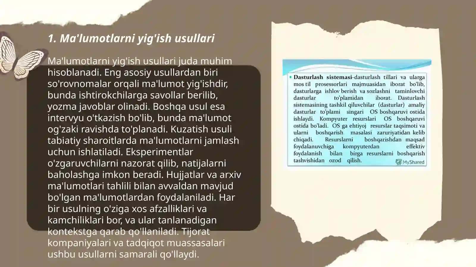 Ma'lumot axborot hujjatlari 3