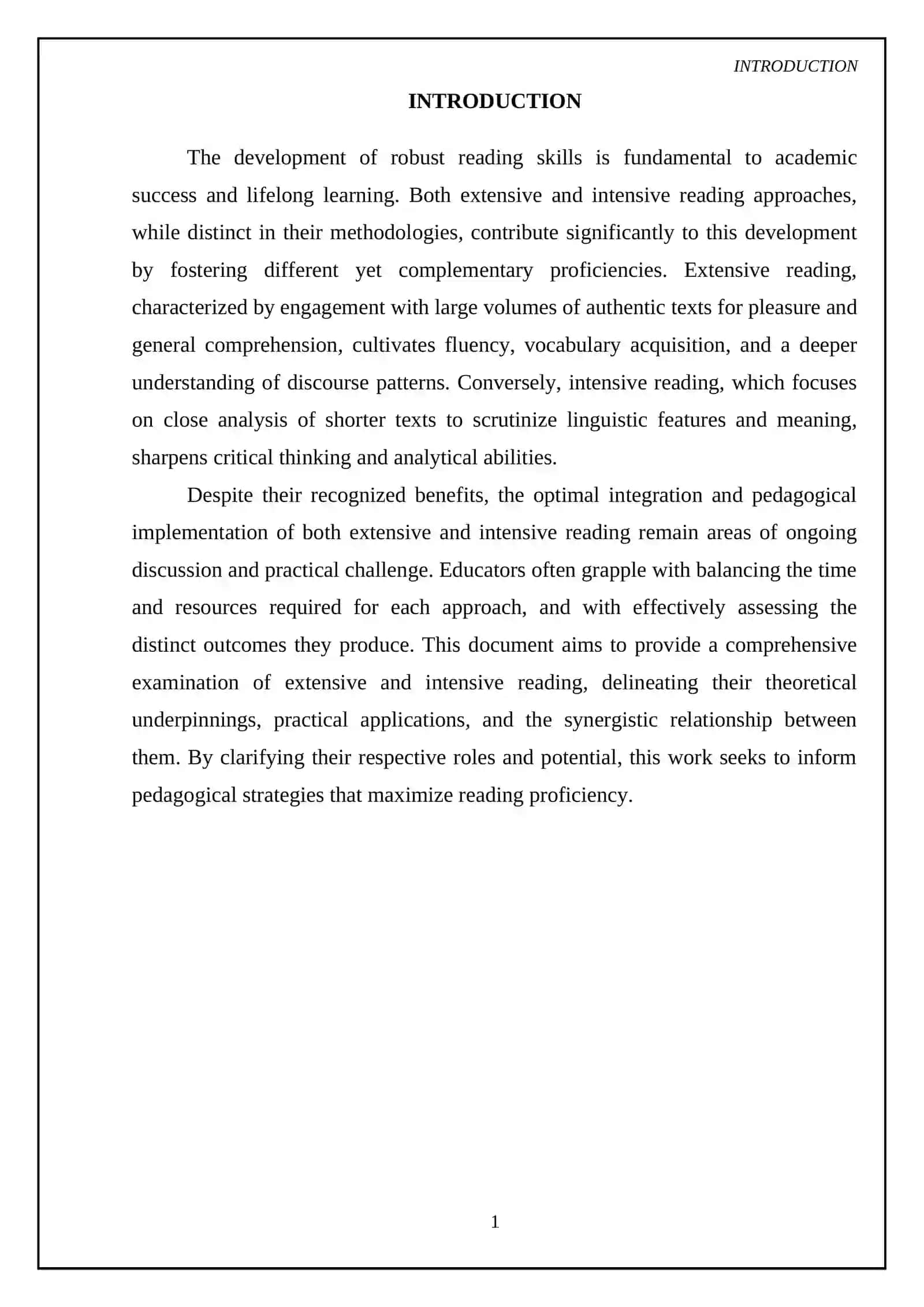 Extensive and Intensive Reading 3
