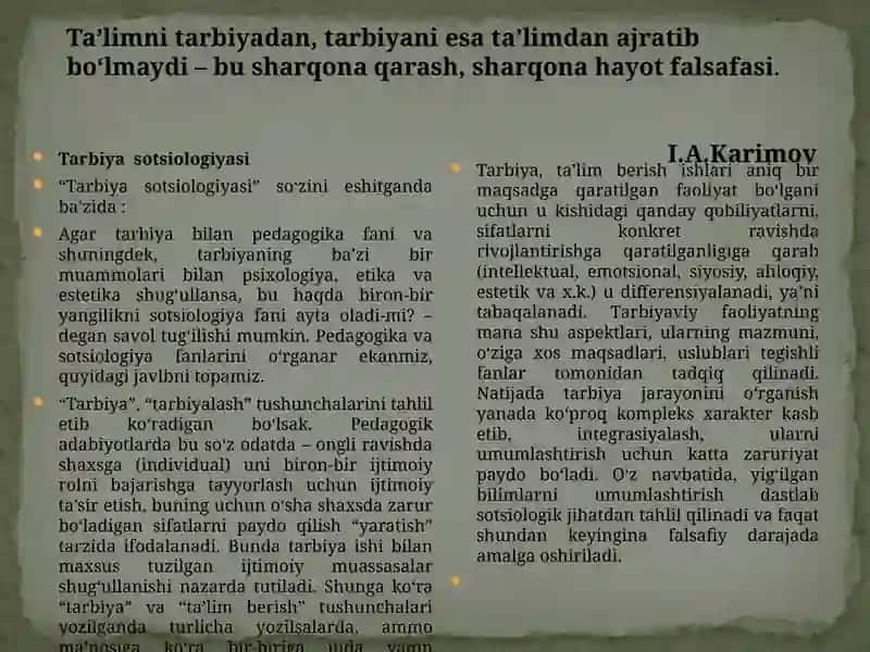 Barkamol avlodni tarbiyalashda pedagogik tarbiya 3