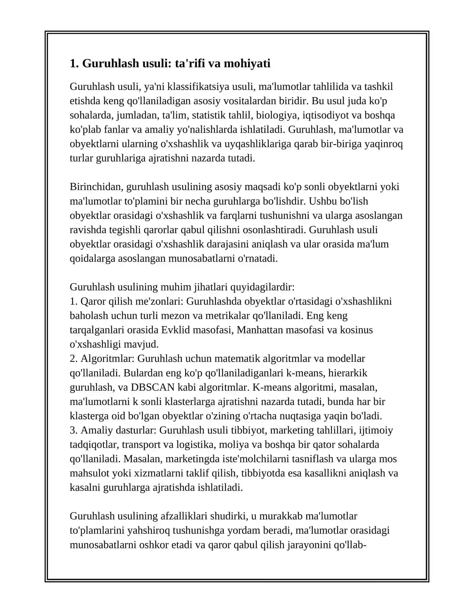 GURUHLASH USULI 3