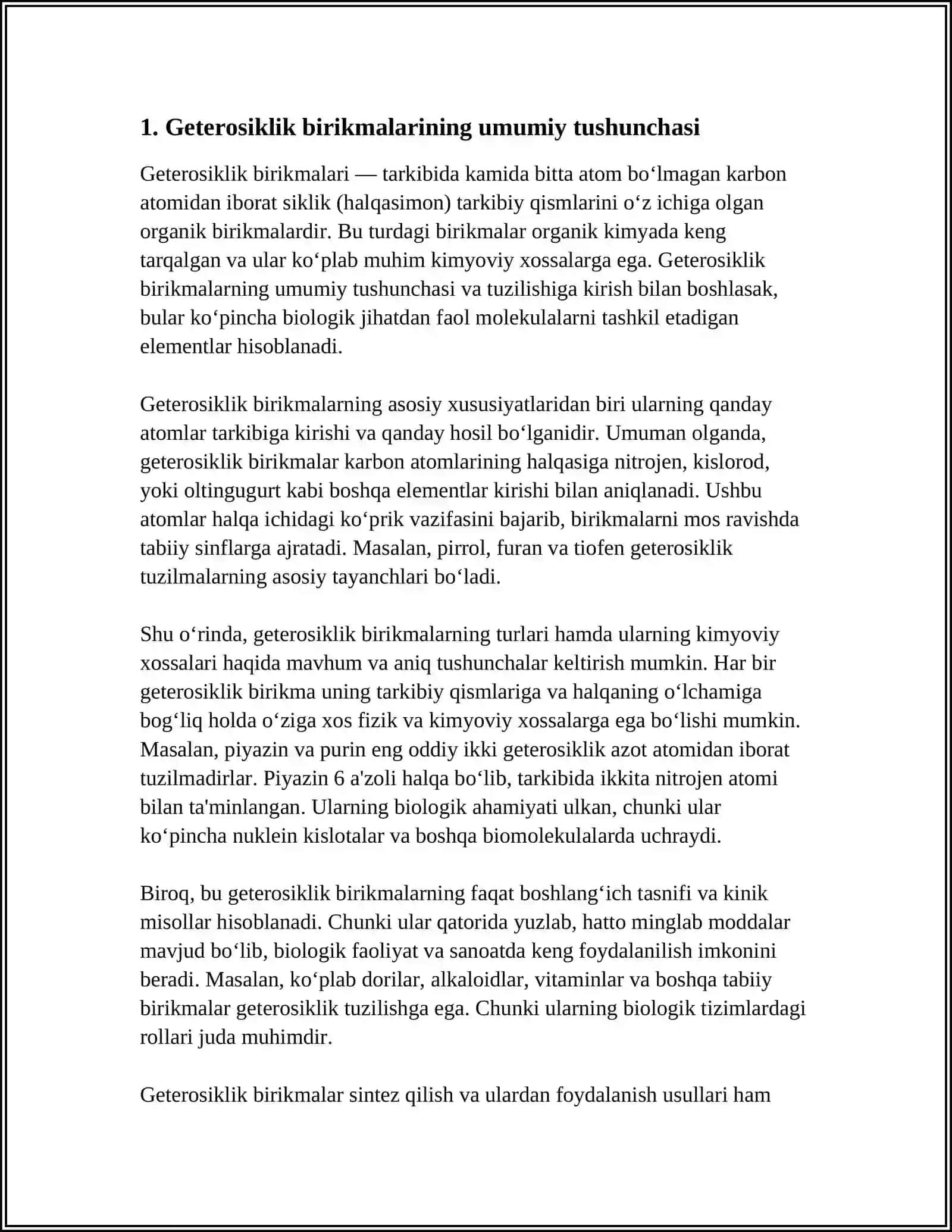 GETEROSIKLIK BIRIKMALAR 3