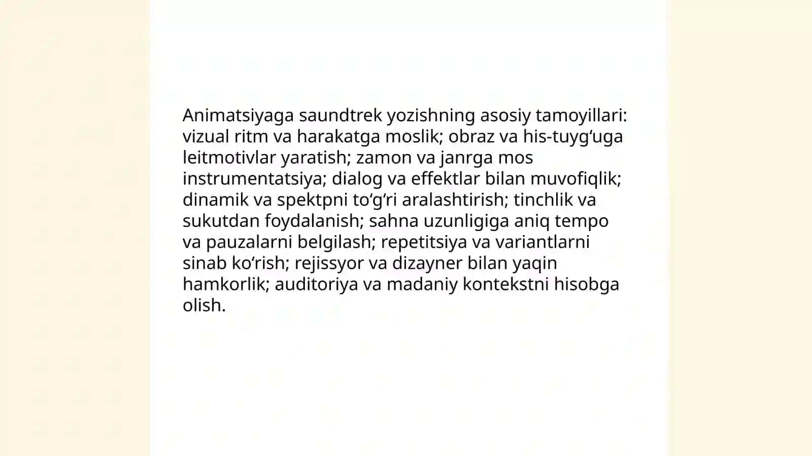 Animatsiya yoki videoga saundtrek yoki ovozli sharh 3