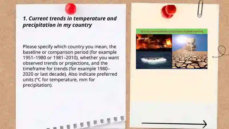 Global warming in my country 3