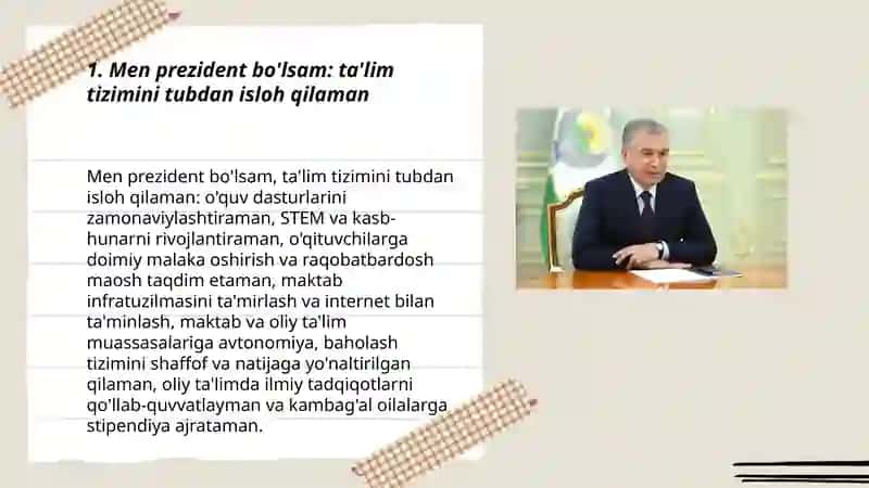 Men prezident bo'lsam 3