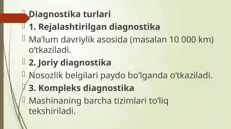 diagnostikaning maqsadi va vazifalari haqida yozilgan. 3