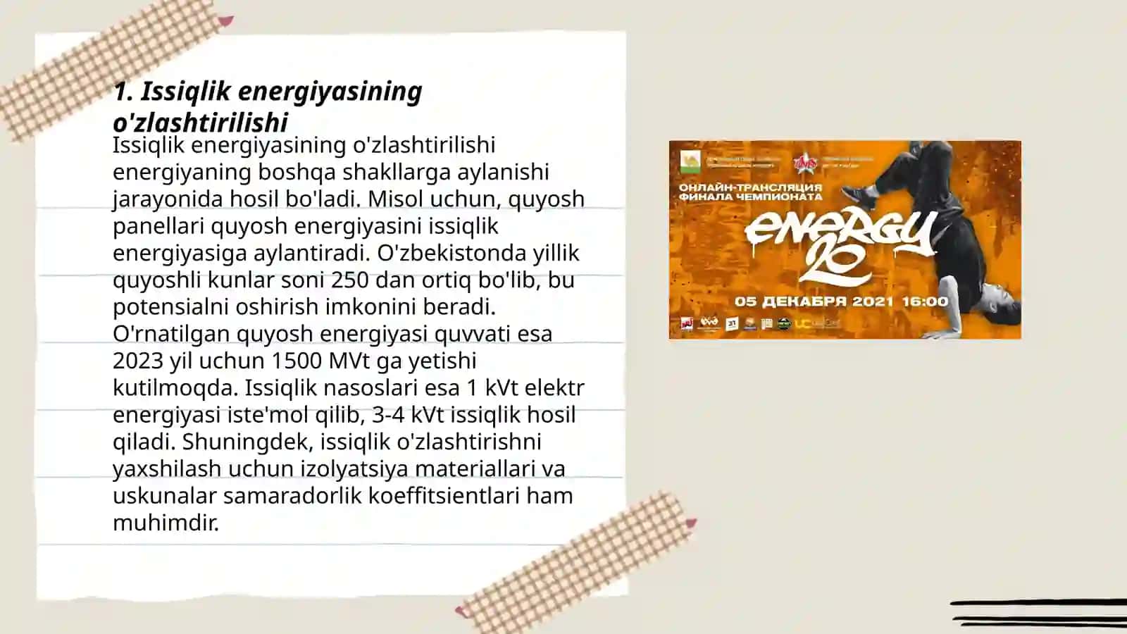 Energiya almashinuvi bosqıchlari 3