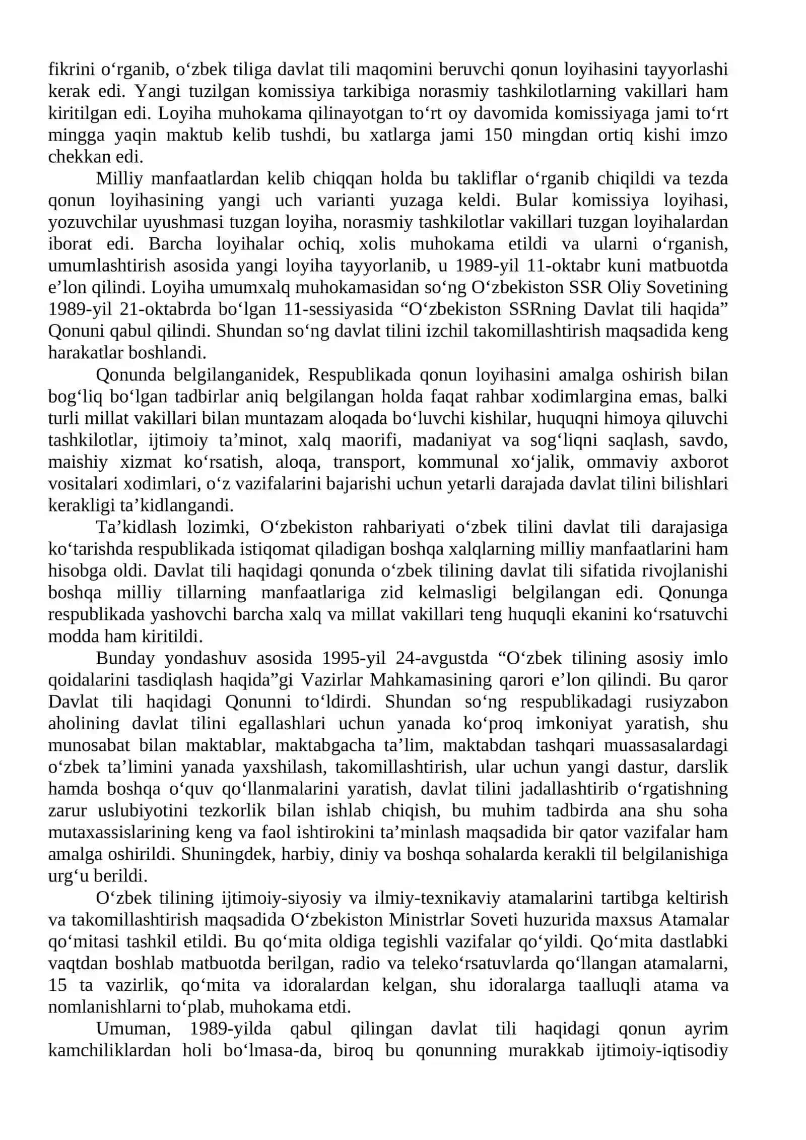 MUSTAQIL OʻZBEKISTON RESPUBLIKASI TASHKIL TOPISHINING TARIXIY AHAMIYATI 3