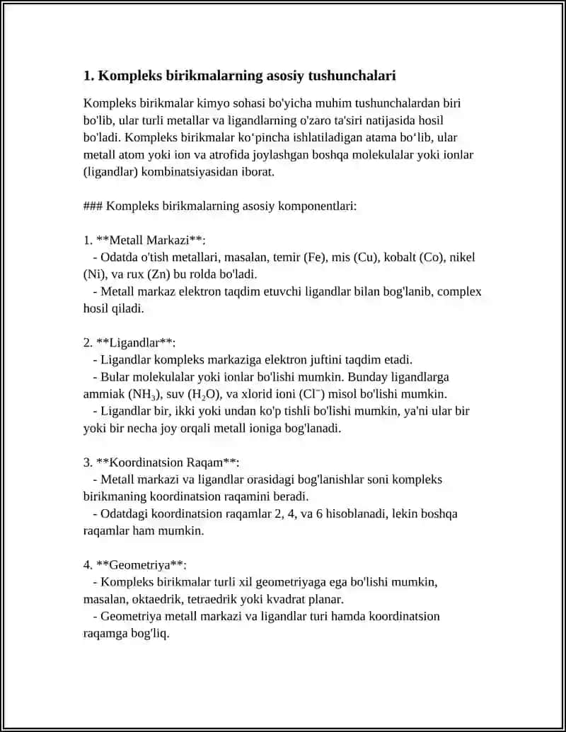 KOMPLEKS BIRIKMALARNING SINFLANISHI 3