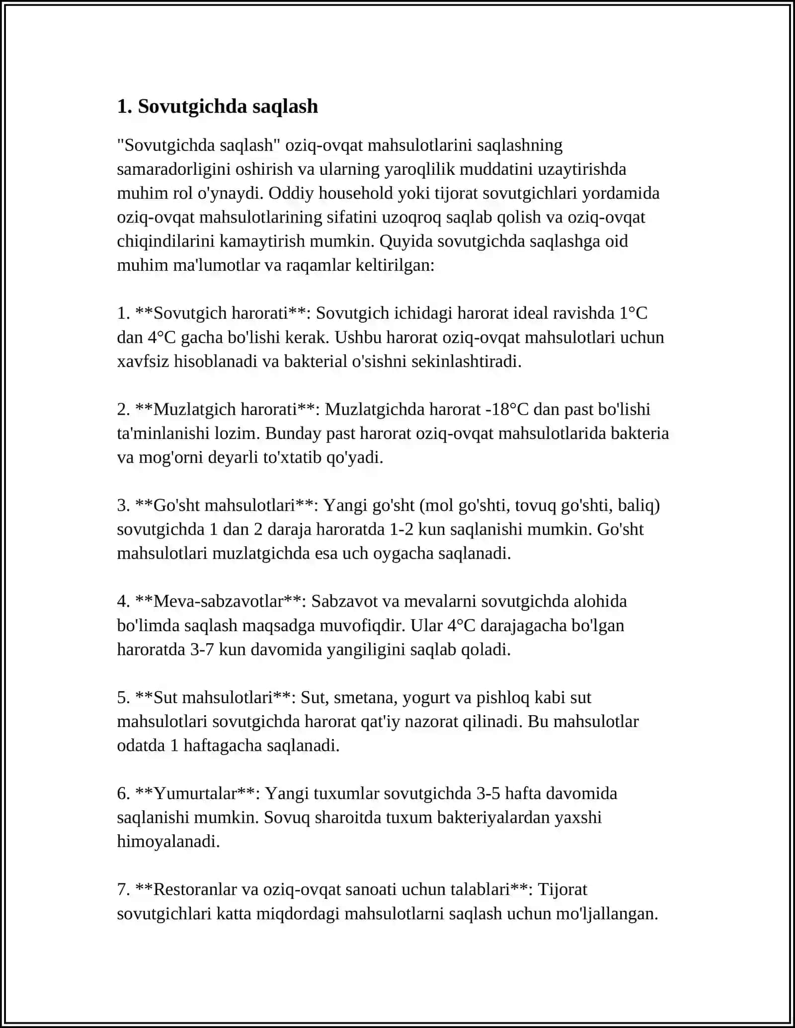 ANORANI SAQLASH USULLARI 3