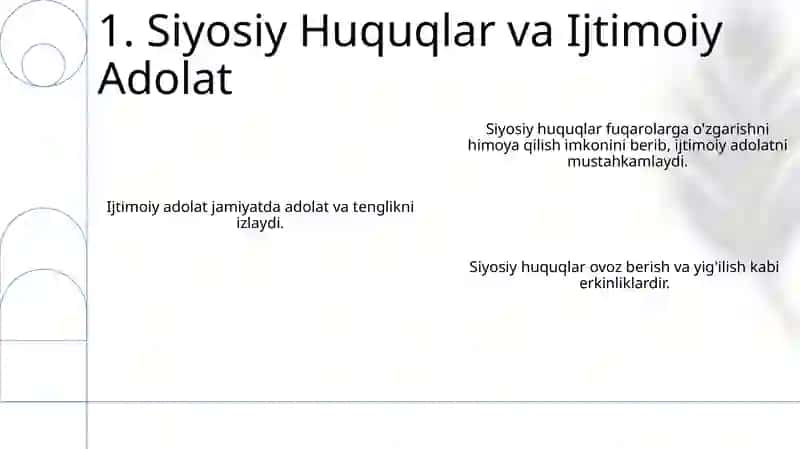 Siyosiy huquqlar 3