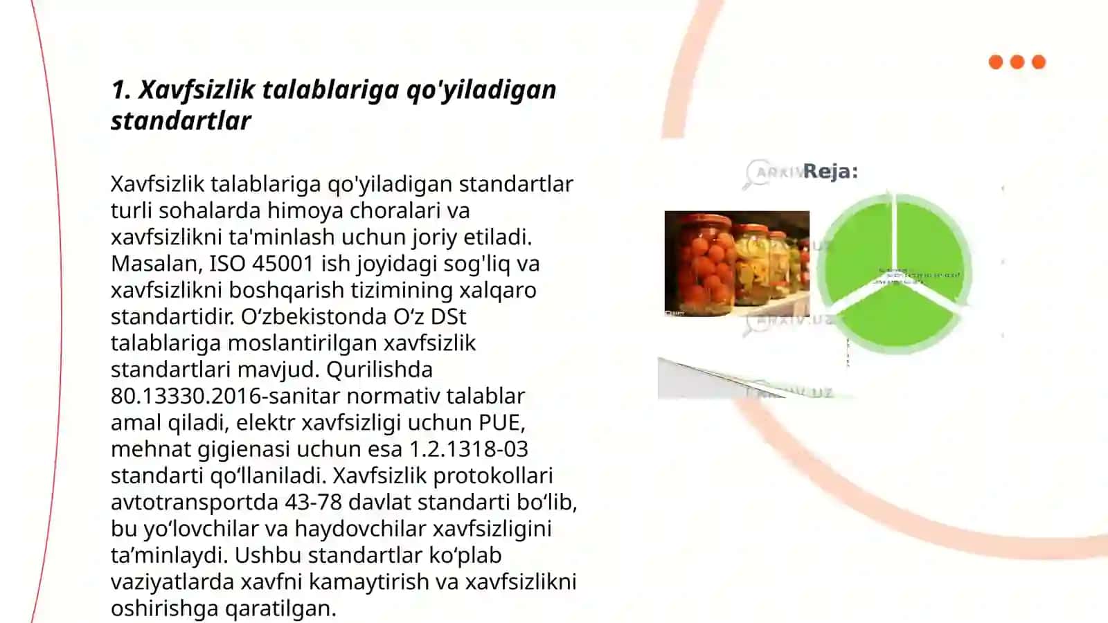 Neft mahsulotlariga qo’yiladigan talablar 3