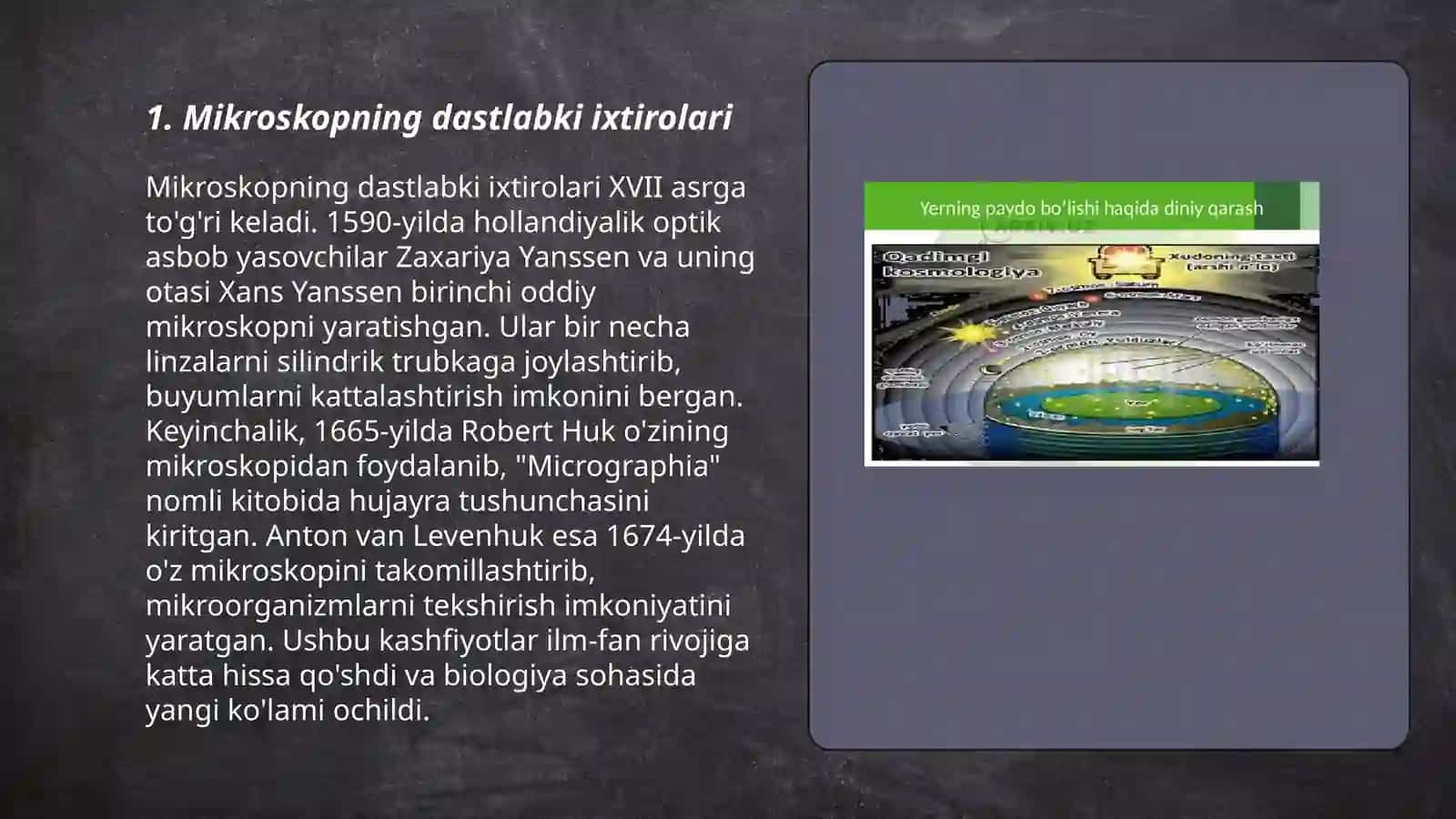 Mikroskoplarning rivojlanish tarixi 3
