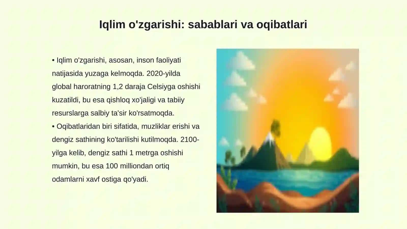Dunyodagi eng yirik ekologik muammolar 3