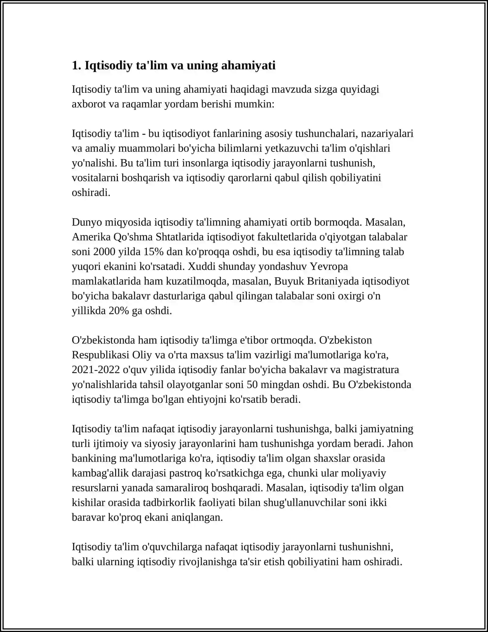 IQTISODIY VA EKOLOGIK TARBIYA 3