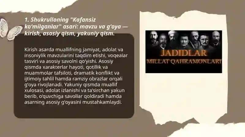 Shukrulloning Kafansiz koʻmilganlar asari 3