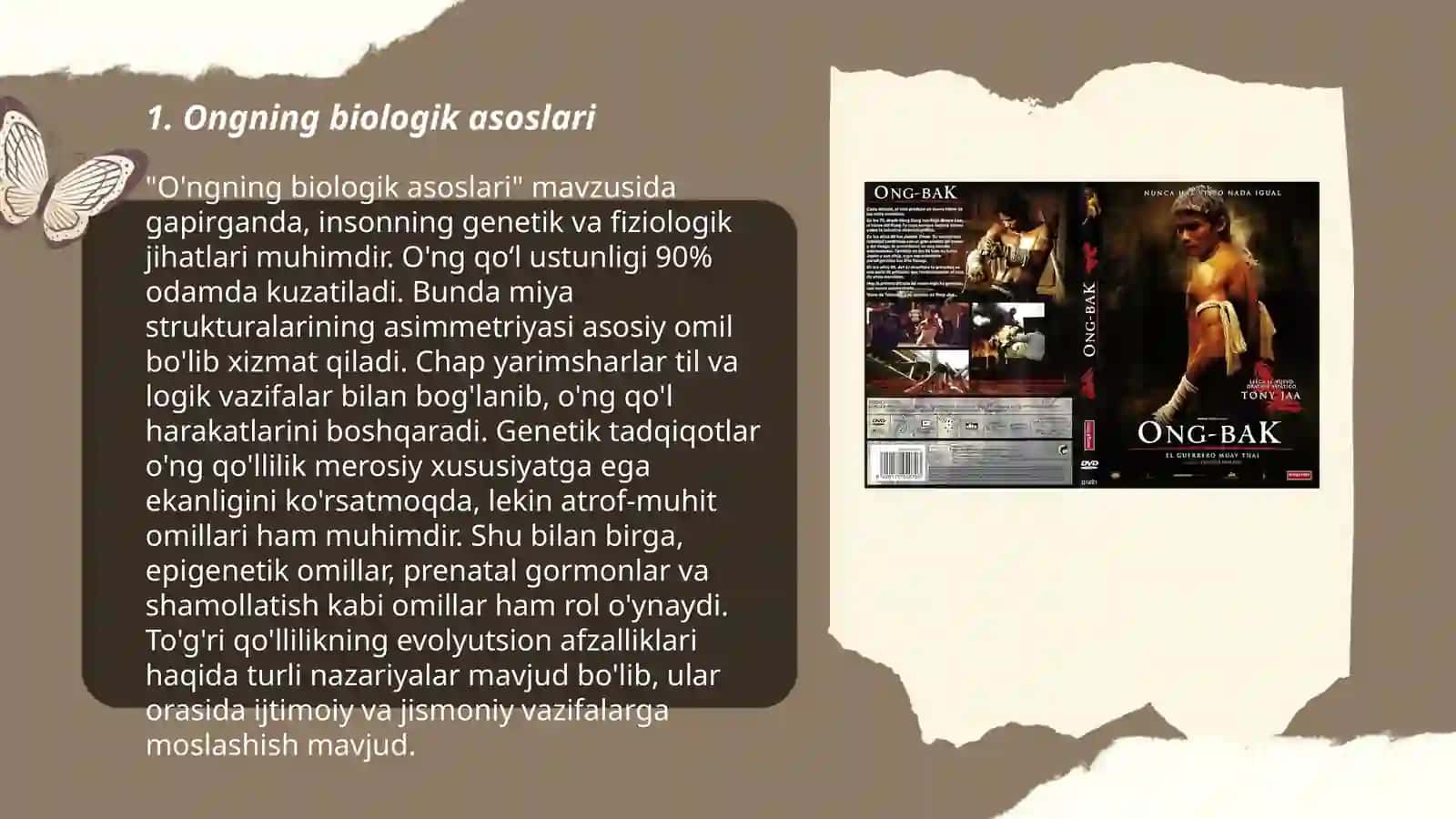 O'ngning biologik asoslari 3