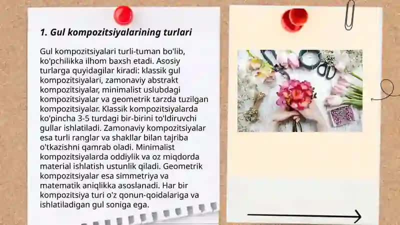 Eng yaxshi gul kompozitsiyasi ko'rik-tanlovi 3