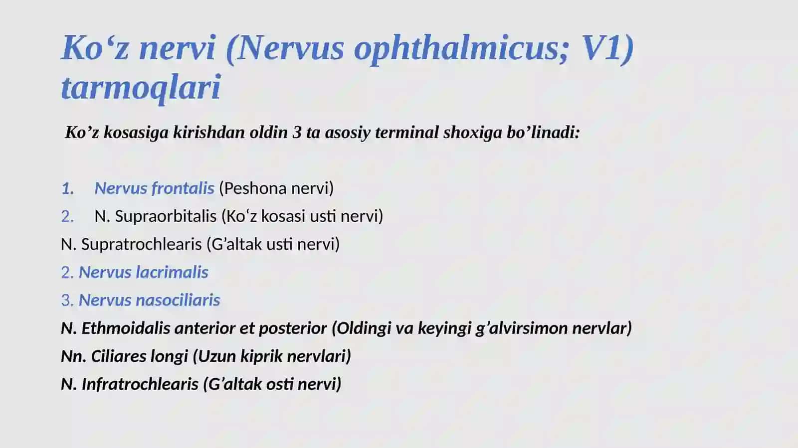 Uch shoxli nerv 3