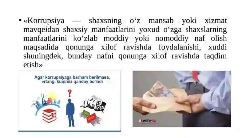 Korrupsiya va uning asosiy ko‘rinishlari 3