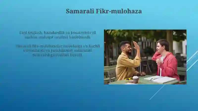 Muloqot texnikasi va usullari 3