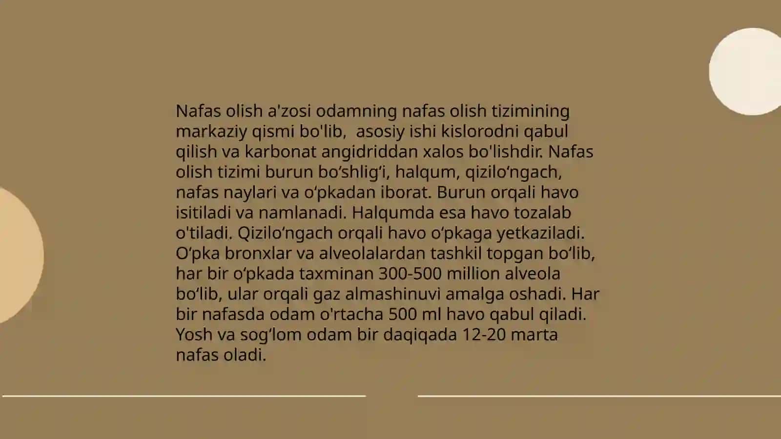 Nafas olish a'zosining taraqqiyoti 3