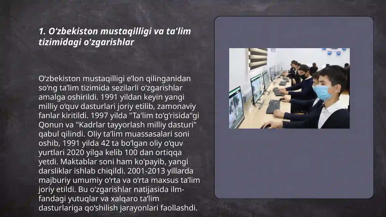 O‘zbekiston mustaqilligi va ta’lim-tarbiyaga yangicha yondashuv 3