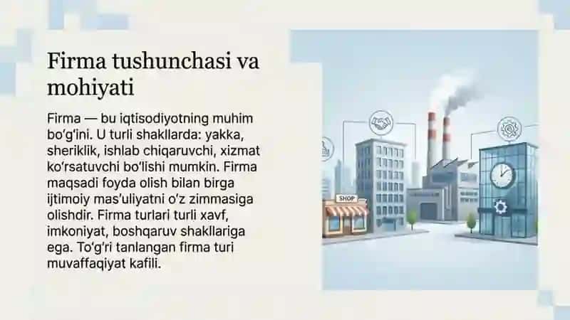 Firma tushuncha va turkumlanishi 3