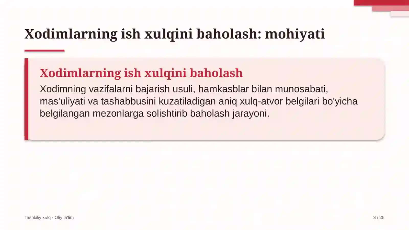 Davlat-xususiy sheriklik loyihalarida xodimlarning ish xulqini baholash 3