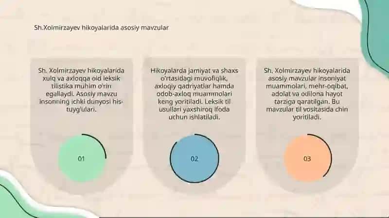 Shukur Xolmirzayev hikoyalari 3