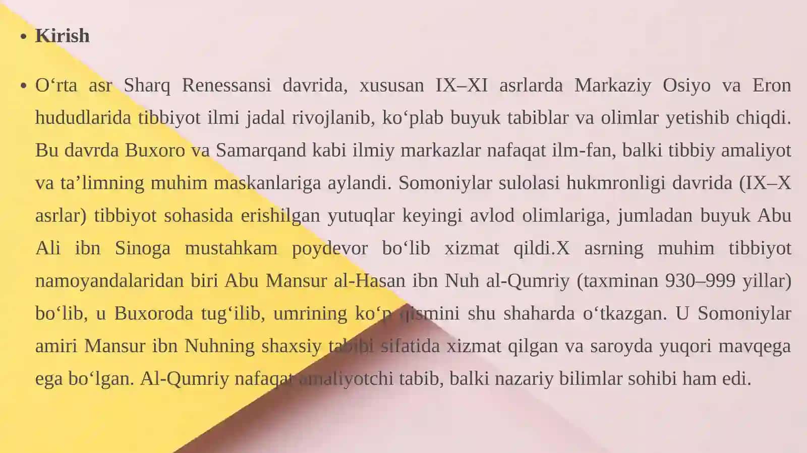 Abu Mansur al-Qumriyning hayoti va ilmiy faoliyati 3